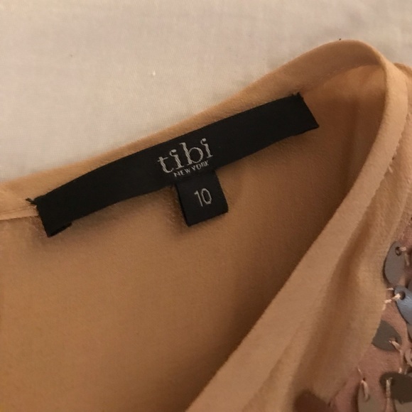 Tibi gold dress size 10 - Picture 3 of 5